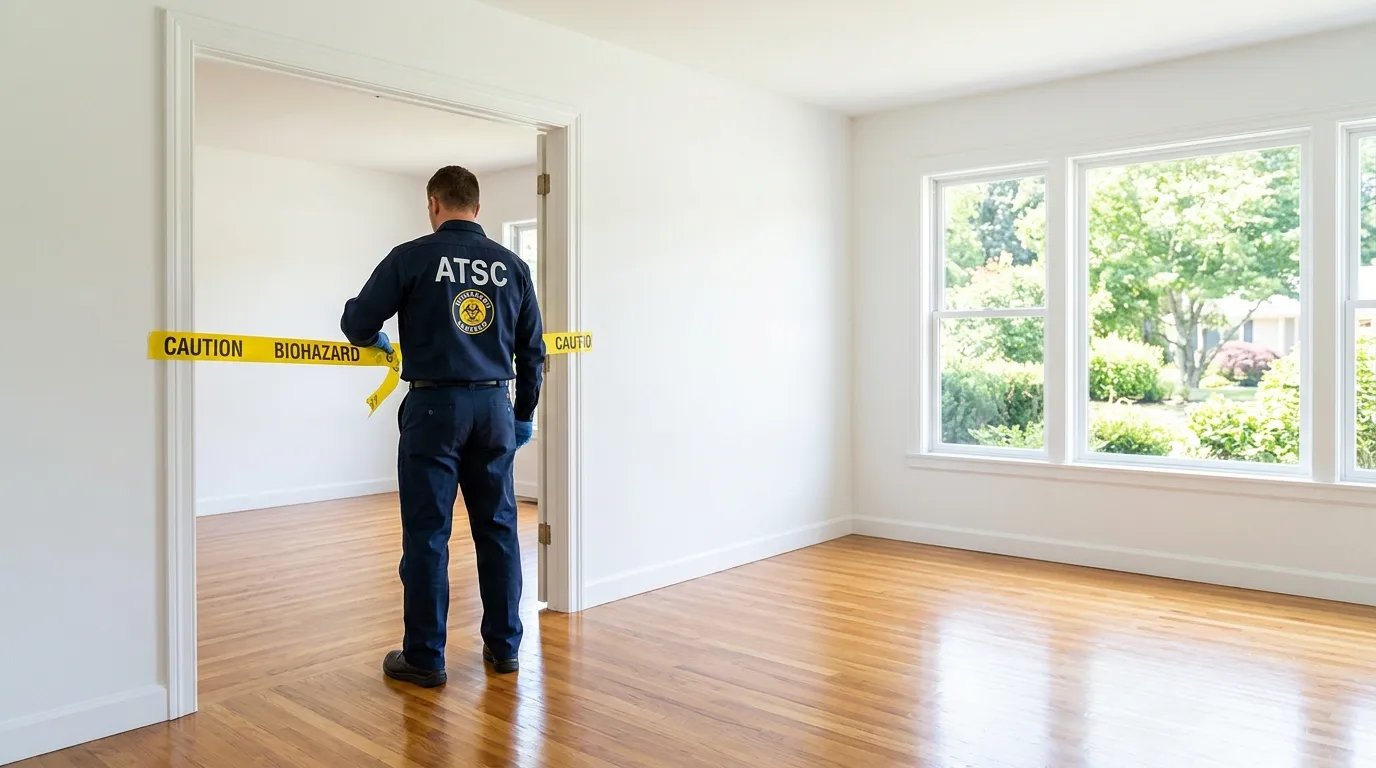 Certified biohazard cleanup crew performing Decomposition Cleanup in Southwest Schuylkill